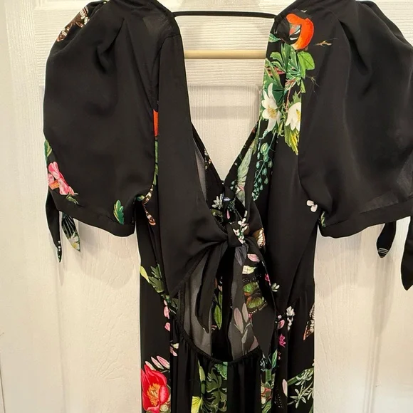 Karlie Kloss x Express Floral Print Maxi Dress - Women’s size 0 - Picture 9 of 11